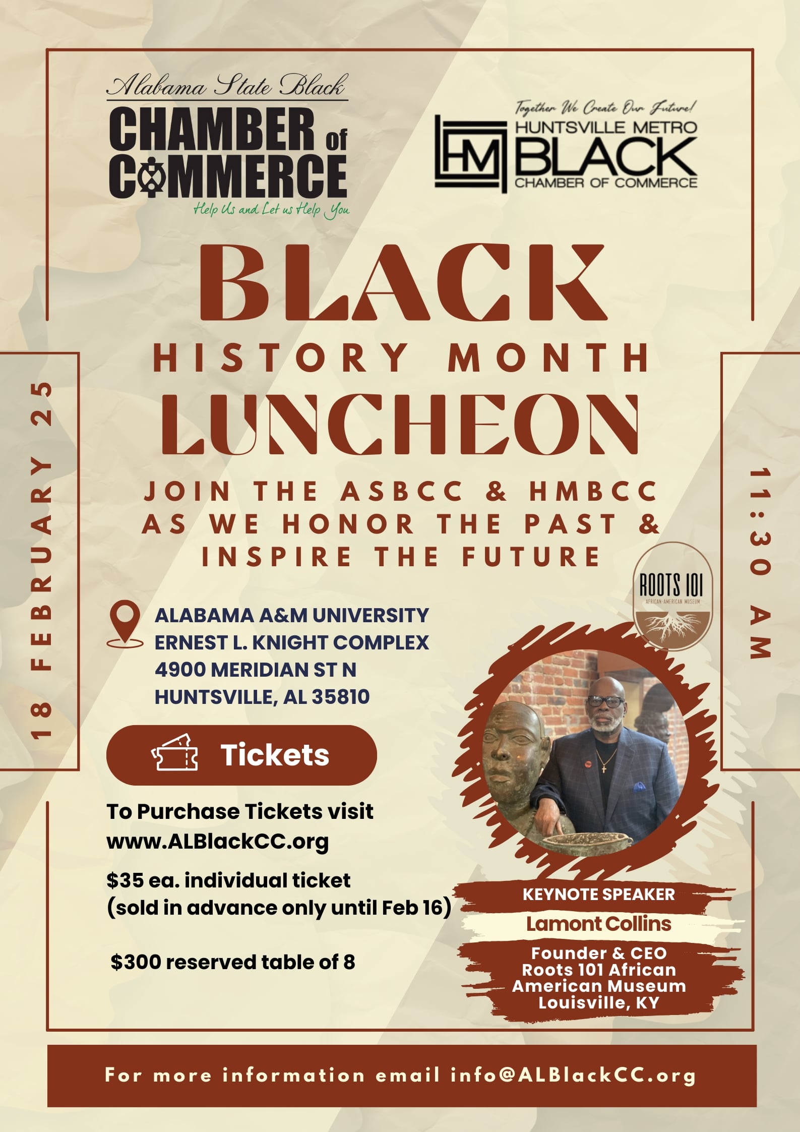 Black History Luncheon 2025 Flyer