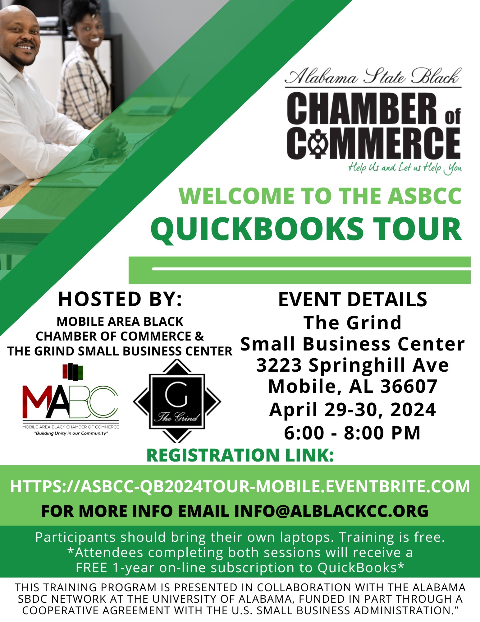 QuickBooks Tour Flyer